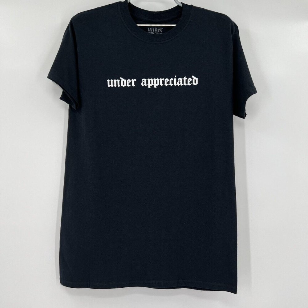 Corey La Barrie Under Appreciated Short Sleeve T-Shirt Black Merch Logo Tee S